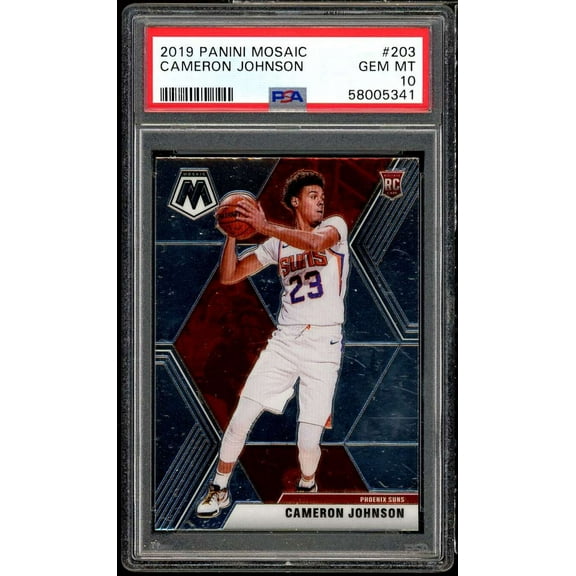 Cameron Johnson Rookie Card 2019-20 Panini Mosaic #203 PSA 10