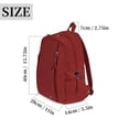 thumbnail image 2 of BadPiggies Nylon Backpack for Women Men, 20L Wear-Resistant Backpacks Casual Lightweight School Travel Daypack (Red), 2 of 9