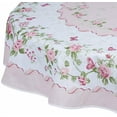 thumbnail image 5 of AdonisUSA Rose Decorative Printed Polyester Round or Rectangle Tablecloth Water Resistant Fabric Table Cover for Dining Room and Party 60 inch Round), 5 of 11