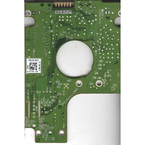 WD5000BMVV-11SXZS1, 701754-B00 01PD1, WD USB 2.5 PCB
