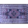 thumbnail image 1 of Ahgly Company Machine Washable Indoor Rectangle Persian Blue Traditional Area Rugs, 5' x 8', 1 of 4