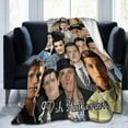 thumbnail image 4 of Josh Hutcherson Photo Collage Blanket, Super Soft Cozy Flannel Blanket, Washable Lightweight Plush Blanket for Home Living Room, Couch, Office, Unisex Travel Home Decor Blanket Gift 50"x60", 4 of 6