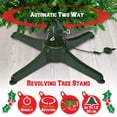 thumbnail image 4 of 360° Rotating Christmas Tree Stand Electric Rotating Home Items Artificial Trees Base Bracket Bottom Holder Xmas Decor, 4 of 18