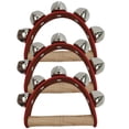 thumbnail image 4 of Shisuyan Handbell Wood Metal 3Pcs 4.1x2.8in, 4 of 8