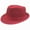 Red, variant on Retro Men's Hats Fedoras Top Jazz Plaid Hat Vintage Wide Brim Hat Outdoor Bowler Hats Adult Classic Version Chapeau Hats
