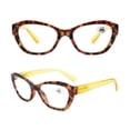 thumbnail image 3 of Candy Color Reading Glasses Spring Hinges Readers Cat Eye Womens Plastic Presbyopic Glasses, 3 of 3