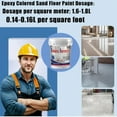 thumbnail image 2 of Epoxy Colored Sand Floor Paint, Louis Forest Epoxy Floor Paint, high-gloss marble effect epoxy floor coating, Non-Slip Wear-Resistant Floors Paints for Indoor & Outdoor (Sky Blue 0.5L), 2 of 7