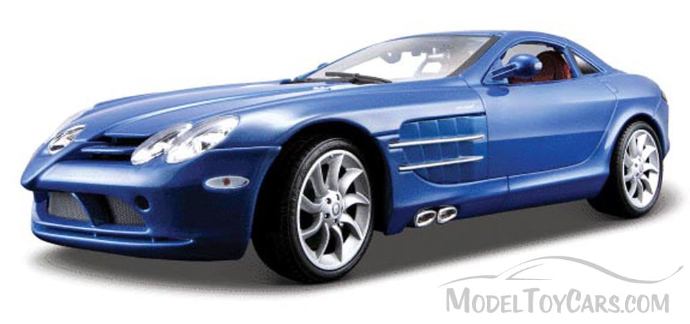 Maisto MI36653BL Mercedes SLR MC Laren Blue 1:18 MODELLINO Die CAST Model Compatible avec