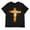 Black, variant on Mens Psalm 23:4 Jesus Christ Revival Scripture T-Shirt Black