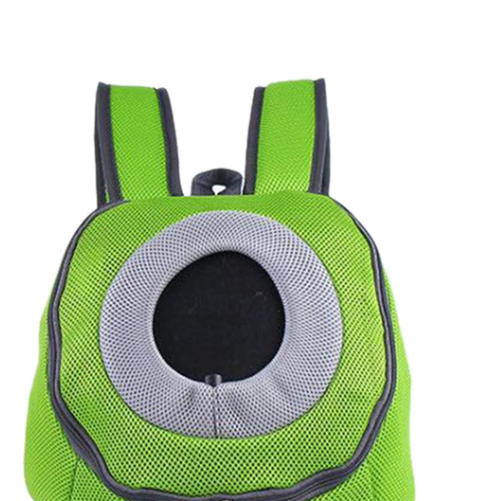 Fzaqwen Pet Dog Backpack Carrier Travel Double Shoulder Green