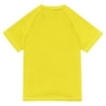 thumbnail image 6 of FORMRS Boys Rash Guard with Short Sleeves UPF 50+ Swim Shirts Sizes 3-12T, Art Triangles, 6 of 6