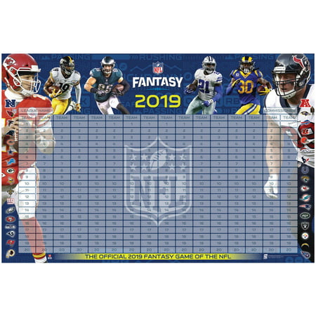 NFL 2019 Fantasy Football Draft Kit - No Size (Best Nfl Fantasy Draft)