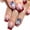 A1, variant on Buy 2 Get 1 Free 4th of July Press On Nails Patriotic Press On Nails, Red White Blue Star & Stripe Fake Nails, Short Square with Jelly Glue, Holiday Decorations for Women