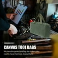 thumbnail image 5 of PBPBOX Green Heavy Duty Canvas Tool Bag Organizer Scratch Resistant Multi-Functional Tote Bag, 5 of 5