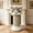 Angel Column, variant on Outdoor Lion Statue Garden Decor, 20.5" Weatherproof Resin Guardian, Durable for Patio Men's Room, Brown