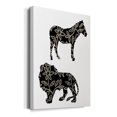 thumbnail image 2 of Ornamental Safari Animals I Premium Gallery Wrapped Canvas - Ready to Hang, 2 of 9