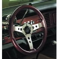 thumbnail image 2 of Grant 704 3-Spoke Silver Anodized Aluminum Design GT Series Steering Wheel with Mahogany Wood Grip, 2 of 3
