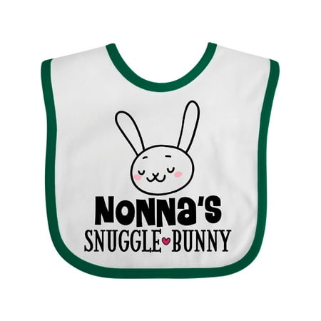 

Inktastic Nonna Easter Bunny Grandchild Gift Baby Boy or Baby Girl Bib