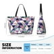 thumbnail image 4 of Fotbe Plaid Flamingo Bolsa de Viaje para Playa - Resistente al Agua, Bolsa Tote de Gran Capacidad y Ligera con 7 Bolsillos para Mujeres y Hombres, 4 of 7