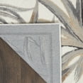thumbnail image 5 of Nourison Pompeii Contemporary Tropical Ivory/Grey 5'3" x 7'3" Area Rug, (5' x 7'), 5 of 8