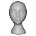 Limei 11" Styrofoam Wig Head Tall Female Foam Mannequin Wig Stand and