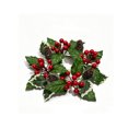 thumbnail image 2 of YiFudd Christmas Candlestick Wreath, Green Decor for Candle Centerpieces, 1 Pack, Suitable for Holiday & Everyday Use, 2 of 6