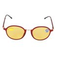 thumbnail image 3 of Gafas con bloqueo de rayos azules, lentes amarillas que reducen la fatiga visual por migraña, gafas ligeras para juegos de computadora para hombres, 3 of 14