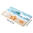 thumbnail image 3 of AuroraX Blue Bath Rugs for Bathroom Floor Non Slip OceanRug,Quick Drying Single Plush Washable Shower Rugs for Bathroom Extra Soft Anti Slip Shower Mats for Inside Shower, 3 of 6