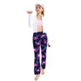 thumbnail image 4 of Jinhomg Girls Flare Leggings Elastic High Waist Yoga Pants Casual Stretch Dance Bell Bottoms Kids Clothes Multicolor (2-13 Years), 4 of 6