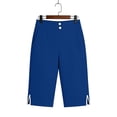 thumbnail image 7 of Byworldtasic Capri Pants for Women High Waist Stretch Women's Golf Capris for Summer with Pockets, 7 of 7
