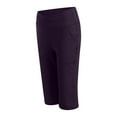 thumbnail image 5 of vigerkar Womens Summer Yoga Capri Pants High Waist Capri Leggings with Pockets Wide Leg Quick Dry Exercise Workout Pants Purple, XXL, 5 of 6
