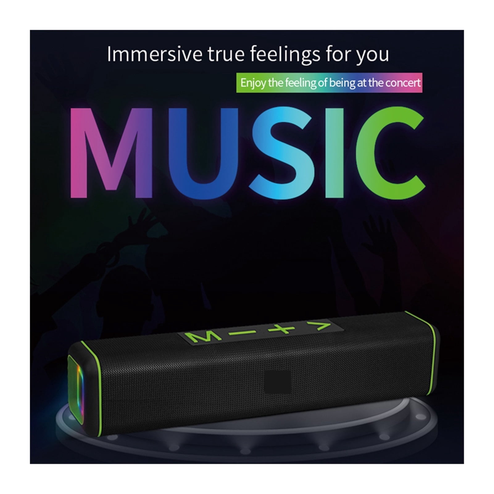Bluetooth Speakers 9D Stereo Sound Bar Computer Speaker PC TV Full Range Soundbar Subwoofer Column Home Theater ,Clear Distortion-Free