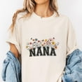 thumbnail image 2 of Nana Wildflower Graphic Tee - Women's Floral Grandmother T-Shirt, Cute Nana Gift, Family Apparel with Flower Shirt, 2 of 7
