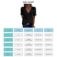 thumbnail image 4 of Blusa de manga corta para mujer, blusa holgada informal con cuello en V, blusa de manga corta con rendimiento potente, 4 of 4
