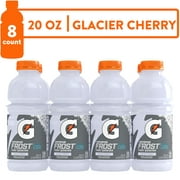 Gatorade Frost Thirst Quencher, Glacier Cherry Sports Drinks, 20 fl oz, 8 Count Bottles