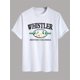 thumbnail image 1 of Men's Loose 100% Cotton WHISTLER Graphic Print T-shirt, Short Sleeve Crew Neck Tee, Men's Clothing For Summer Outdoor, 1 of 6