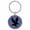 Purple, variant on Eagle Landing Animal Nature Pink Laser Engraved Leatherette Keychain Backpack Pull - 1.5 x 3 Inches