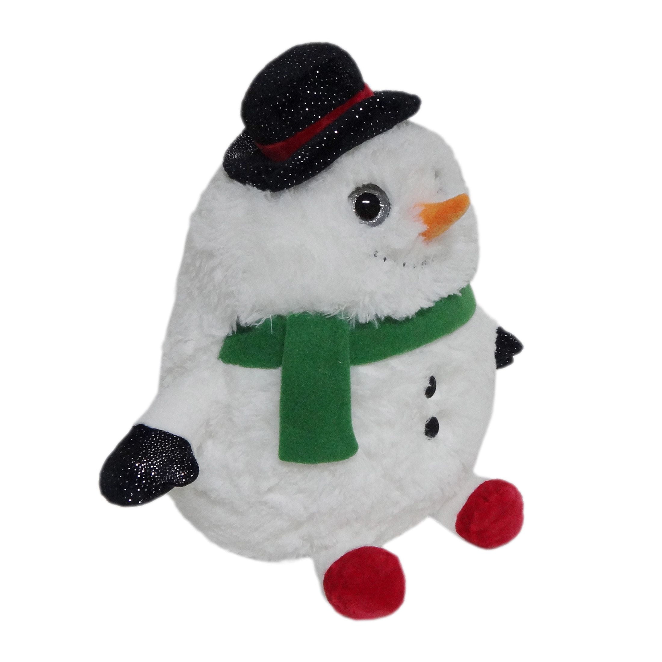 Holiday Time Plastic Light-up Snowman Blue Sippy Cup Tumbler Straw 310 mL  (NEW)