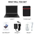 thumbnail image 5 of Mini 10.1inch Android 12 Laptop Computer, Portable Small Netbook with Allwinner A133 CPU Android 12 OS 2GB RAM 64GB EMMC HD IPS Screen 1280x800 Pixel 0.3MP Camera, 5 of 7