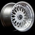 thumbnail image 2 of For 17x8.5 inch (1 Single Wheel Only) JNC Wheels - 17" JNC004 Silver Machined Lip Rim - 4x100/4x114.3 JNC Wheels-18510244998, 2 of 2
