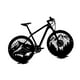 thumbnail image 5 of Adorno colgante de metal negro con diseño de ciclista, escultura de bicicleta de montaña, decoración de pared para dormitorio, oficina, 5 of 9