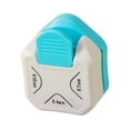 thumbnail image 2 of Paper Corner Cutter Compact Craft Projects for Office Scrapbooking Gift Tags Green Rounded Corner, 2 of 8