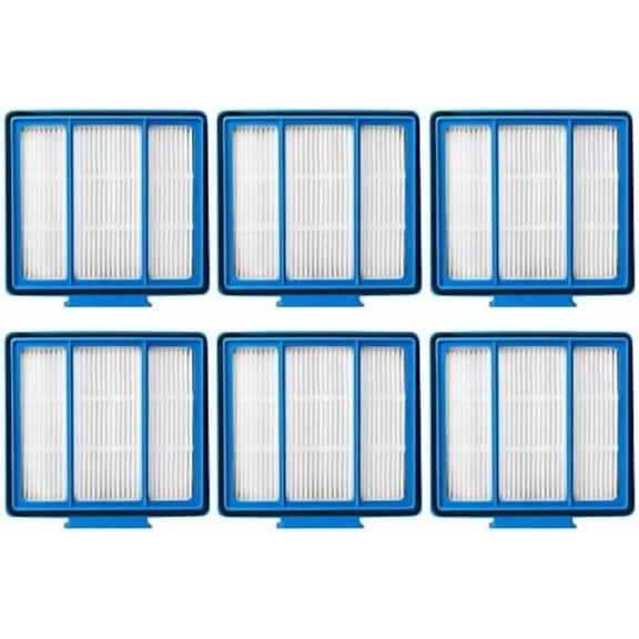 6Pack RVFFK950 1172FK870 Replacement HEPA Filter for Shark ION, IQ, EZ, AI Series Vacuum Cleaner RVFFK950 1172FK870 RV1001AE RV101 RV1001 AV970 AV993 RV912S AV1002AE AV753 UR1000SR AV752 by