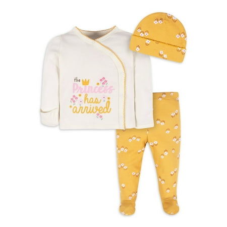 

Gerber Baby Girl Take Me Home Set 3 Pack Sizes 0-6 Months