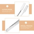 thumbnail image 5 of 6pcs Stainless Steel Flat Wide Tip Precision Tweezers for Stamps and Tongs, 5 of 6