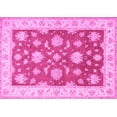 thumbnail image 1 of Ahgly Company Indoor Rectangle Oriental Pink Traditional Area Rugs, 5' x 7', 1 of 4