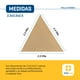 thumbnail image 5 of Malla Sombra Velaria 2.5x2.5x2.5 - Triangular Beige - Mallasombra para Exteriores - Bastillas Dobles Reforzadas - Protección 90% Rayos UV - Lonasombra - Velaria 2.5x2.5x2.5 Beige, 5 of 5