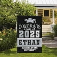 thumbnail image 5 of Graduation Decorations Class of 2025 Personalized Garden Flag Custom Banner for Graduates Outdoor Party Yard Sign Flags Decorations, 12"*18", 5 of 10