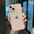 thumbnail image 2 of Clear Case for iPhone 13 Case,Cute Curly Wave Shape Solid Color Soft TPU Silicone Shockproof Protective Phone Cover for Women Girls - Pink, 2 of 7