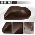 thumbnail image 6 of Unique Bargains Left Side Mirror Cover Cap 87945-06130 for Toyota Camry 2.5L L4 2018-2023 ABS Brown, 6 of 6